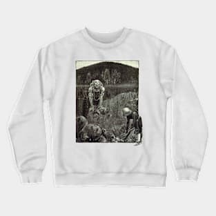 The Field of Jewels - John Bauer Crewneck Sweatshirt